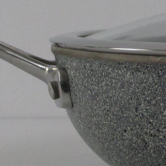 HENCKELS CAPRI GRANTIUM 11" ALUMINUM NONSTICK  SAUTÉ W/LID - Picture 4 of 16